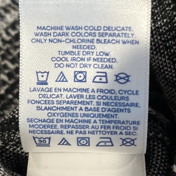 NWT Lands End Womens Black Glen Plaid Jacquard Sport Knit Pants 2X PLUS SIZE - Picture 9 of 11